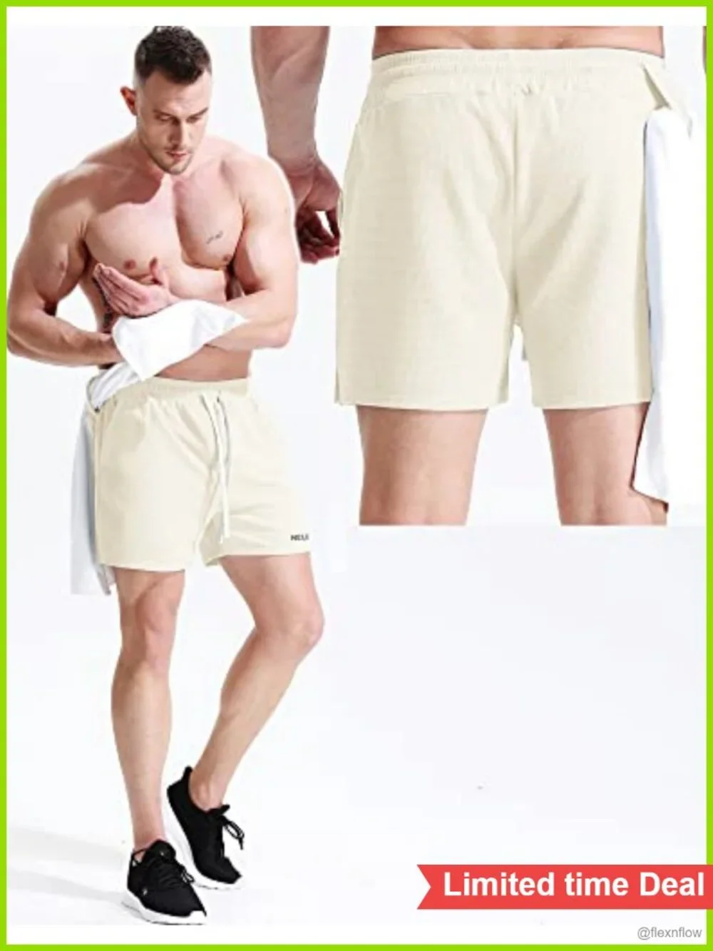 Men's 7 inch Running Shorts with Pockets Quick Dry Athletic Workout